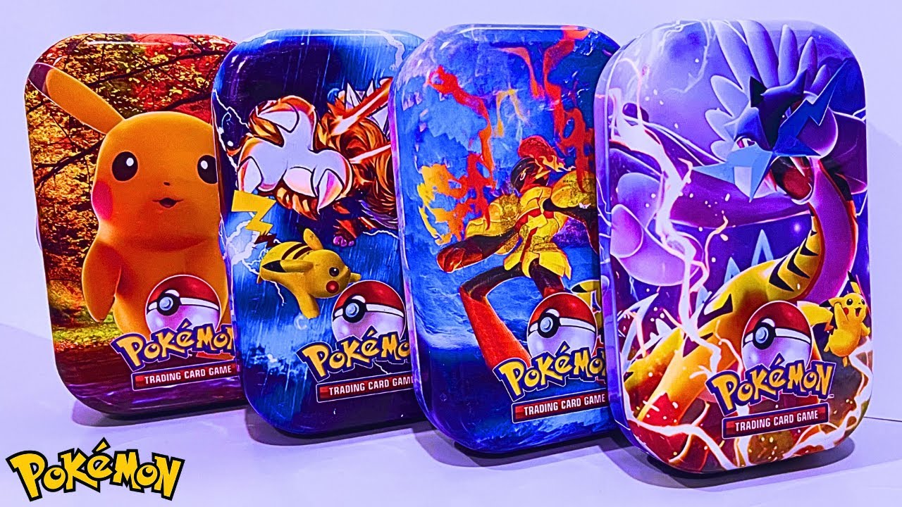 AWESOME POKEMON TIN BOXES UNBOXING | VARIETIES OF POKEMON TIN BOXES OPENING #pokemon #yt #pok&eacute;mon
