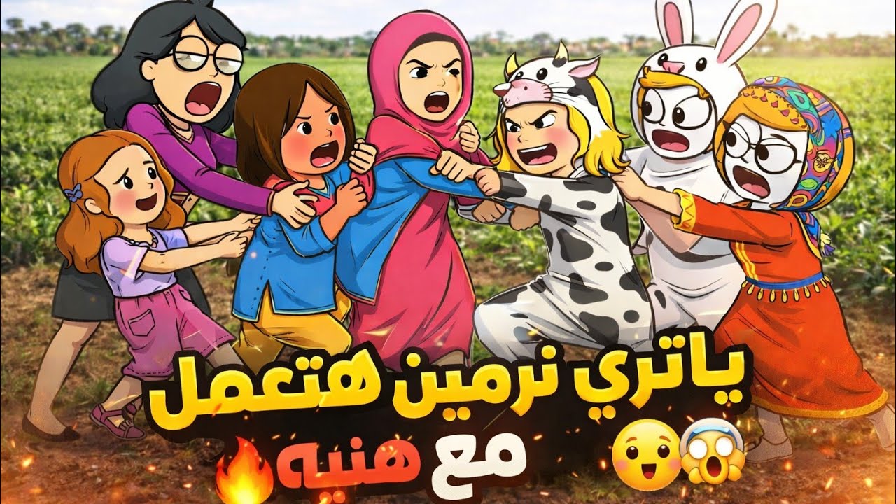 مسلسل زواج الصعيد(25)ياتري نرمين هتعمل ايه مع هنيه😂🔥😯#اكسبلور #انميشن_عربي #حموكشة_الاصلي #ماشاوالدب