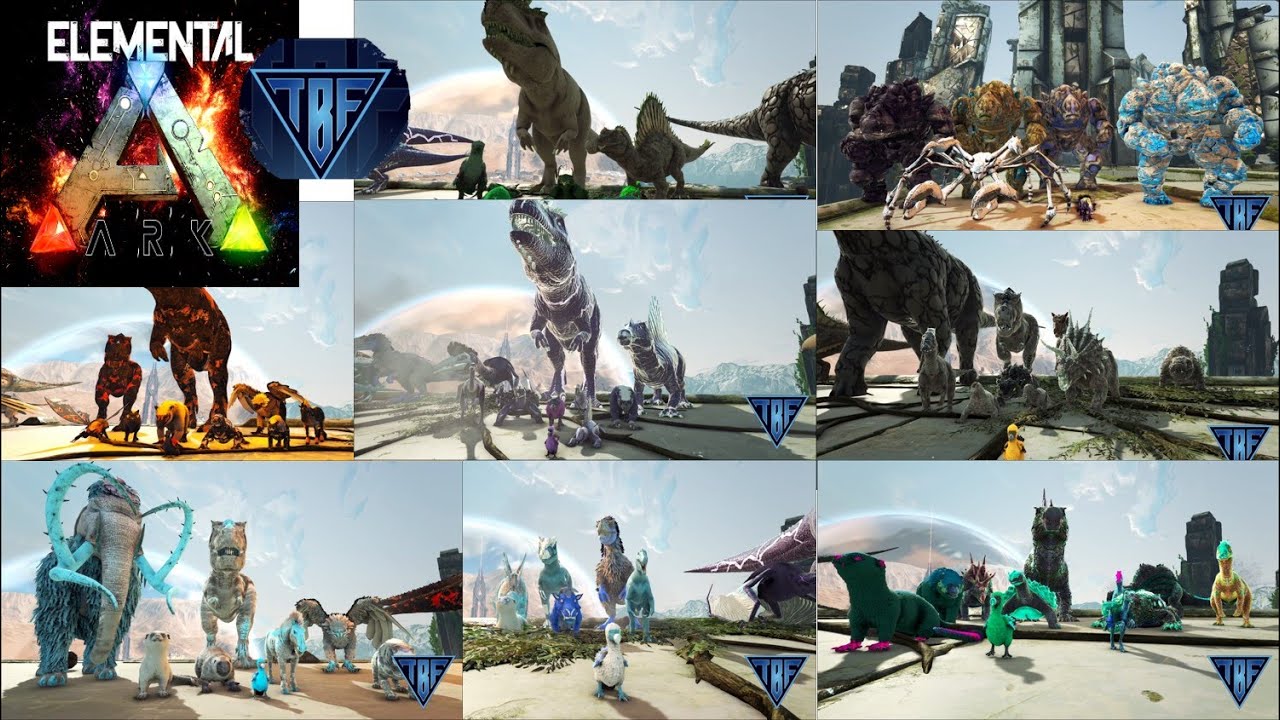 Elemental Ark Mod Spotlight - Quick look at the dinos and tiers