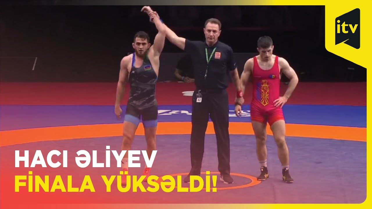 Sərbəst güləşçimiz Hacı Əliyev Avropa çempionatında finala yüksəldi!