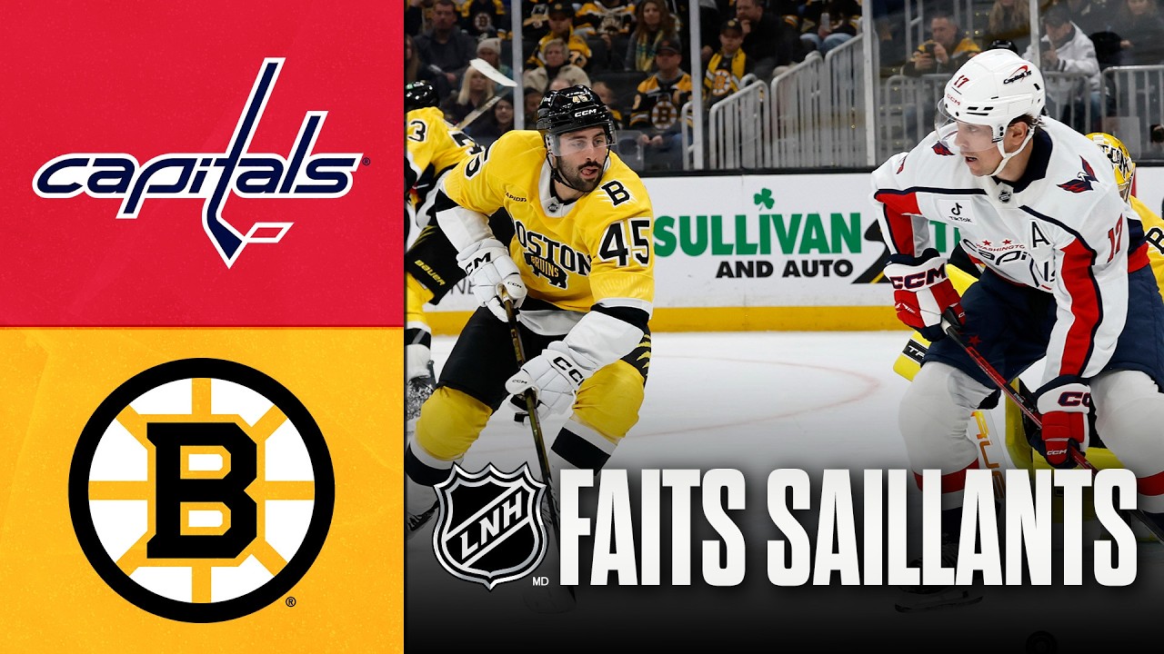 Capitals vs Bruins | 07/03/26 | Faits saillants