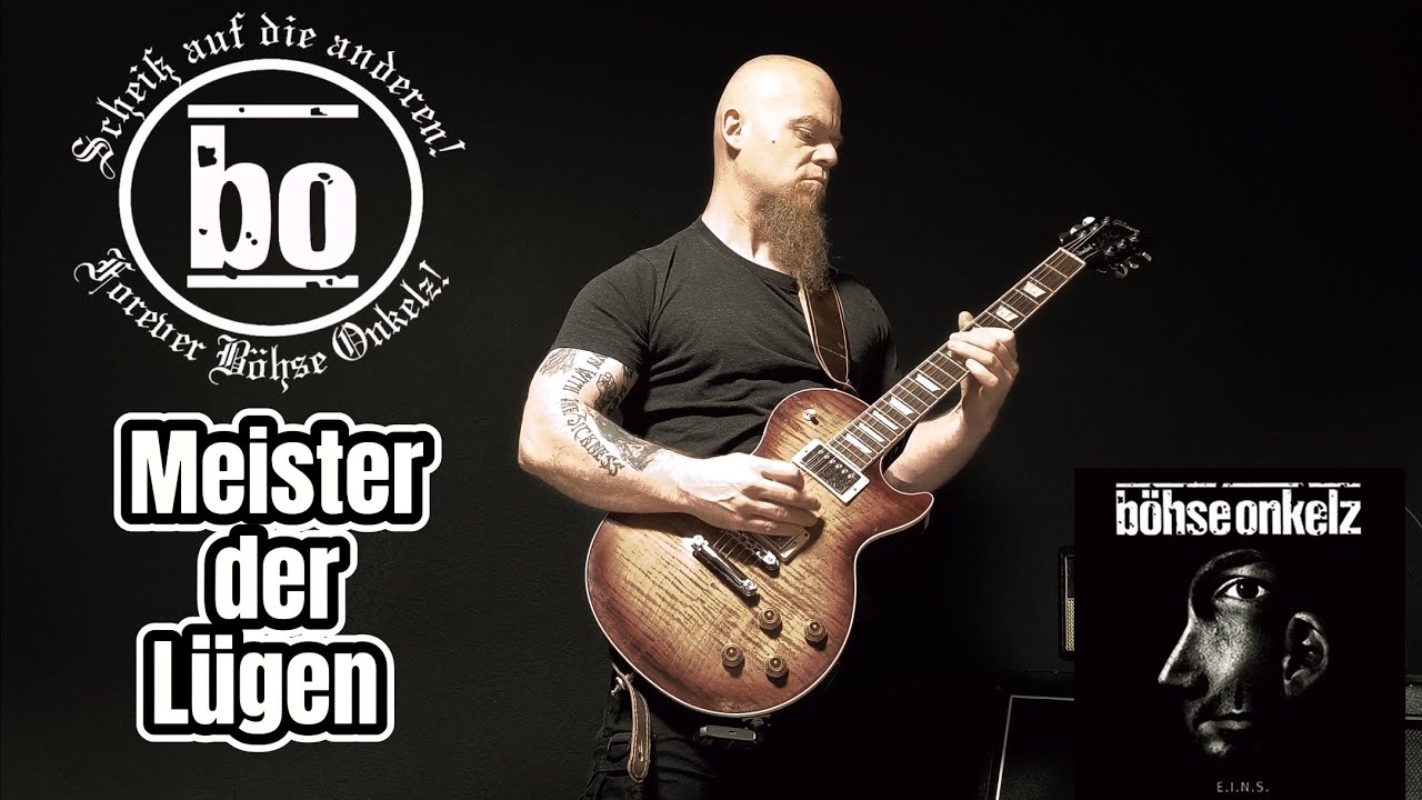 Meister der Lügen - Böhse Onkelz - Gitarren Cover [4K]