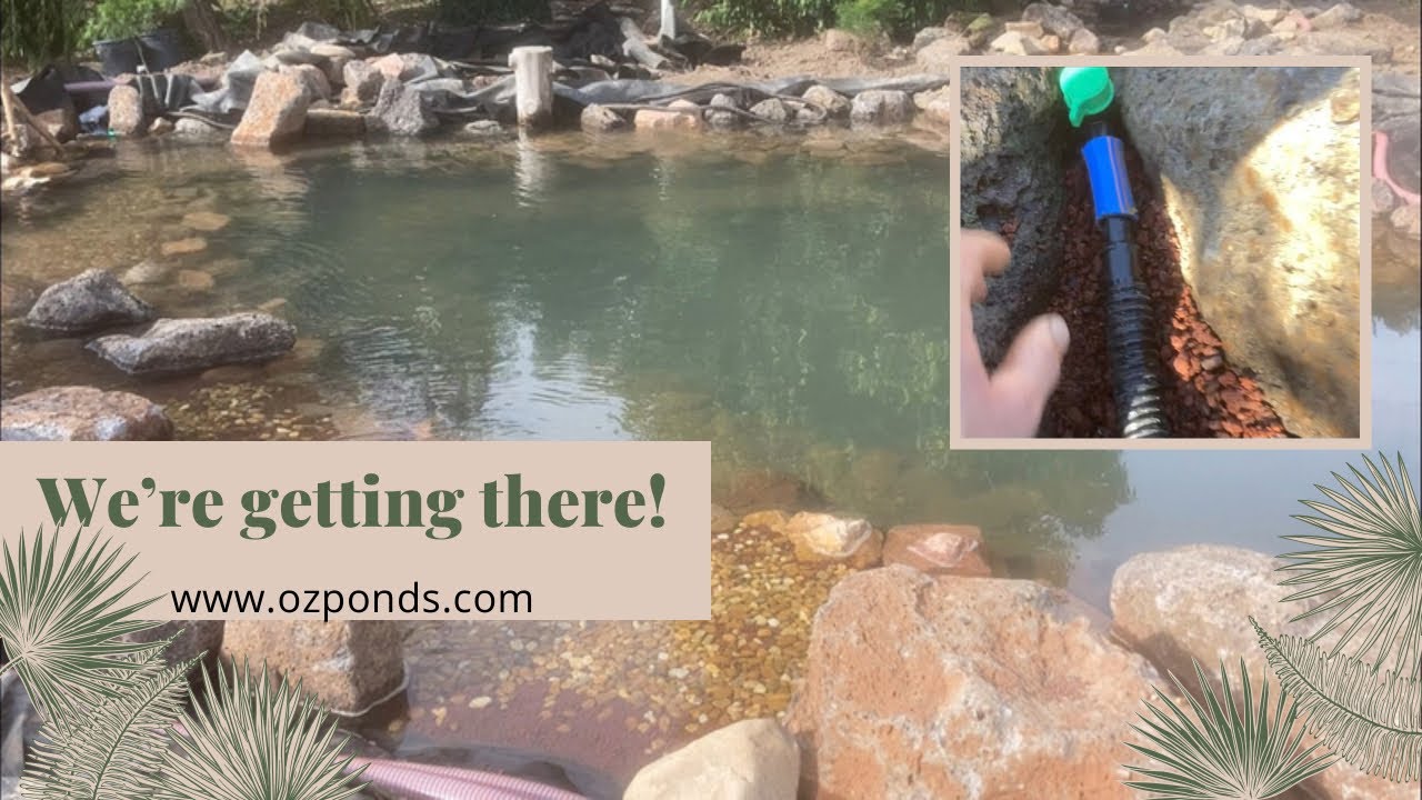 Installing pond jets| Dream pond build
