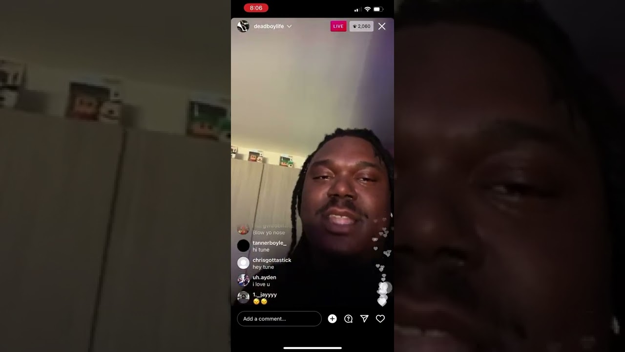 GIRL STEALS LUCKI’S WEED lucki ig live