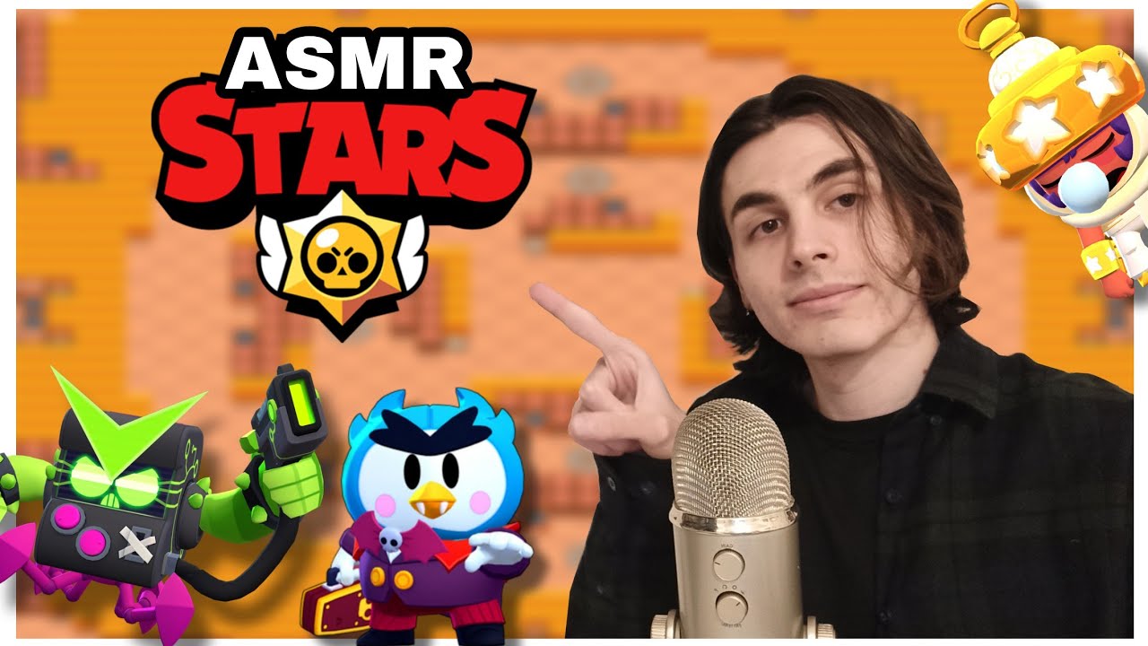 JE VOUS MONTRE MES SKINS BRAWLSTARS (bruits de bouche) 🤠 - ASMR FR
