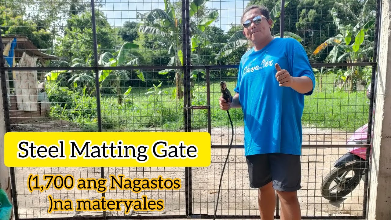 Steel Matting Gate (1,700 ang Nagastos na materyales) | Jay Esguerra || VLOG #45