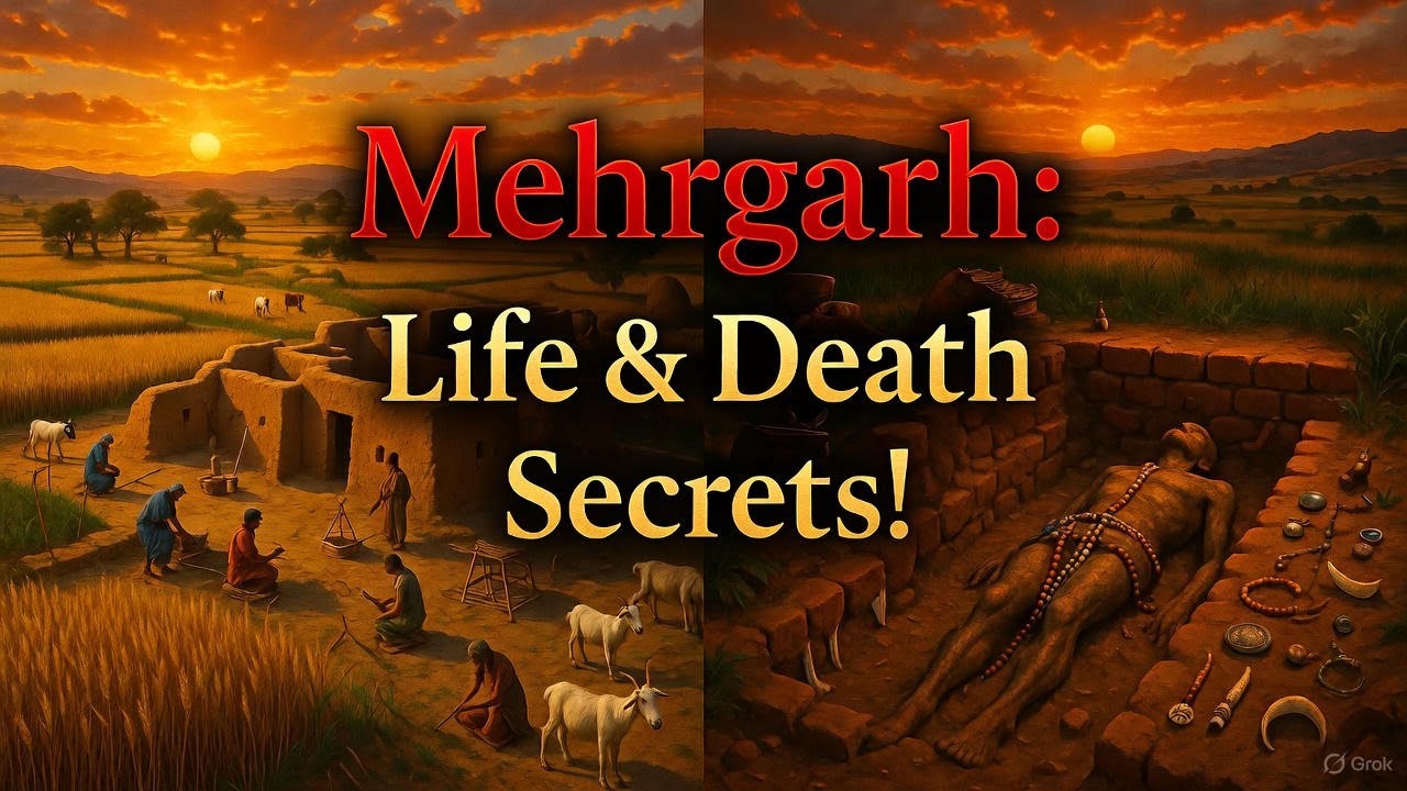 Mehrgarh: Living & Dying 9000 Years Ago Revealed!