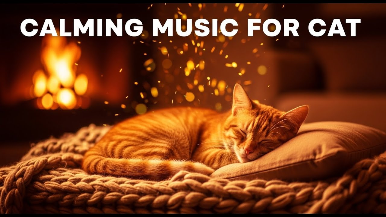 12 Hours of Deep Sleep Music for Anxious Cats 😇 Calming Sounds for Relaxation and Stress Relief