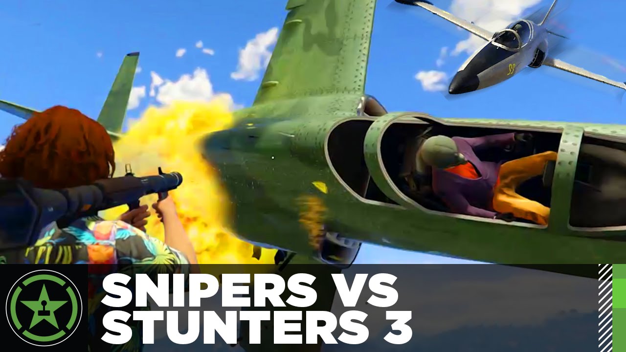 Let's Play: GTA V - Snipers VS Stunters 3