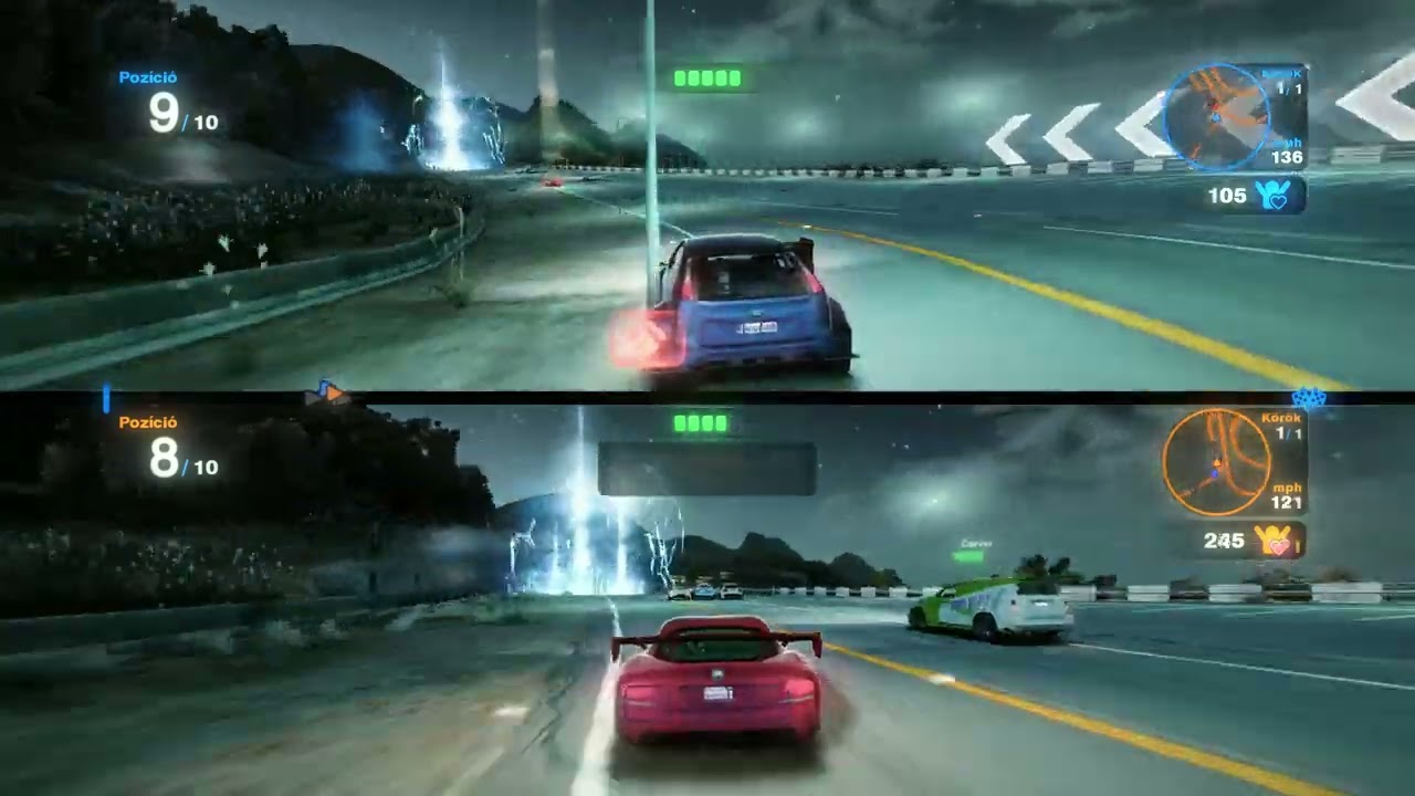 Blur racing with my girlfriend