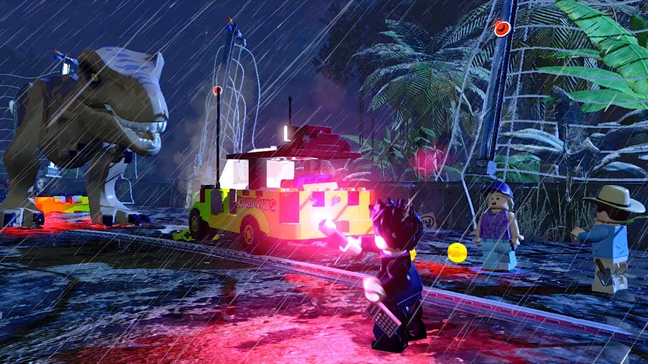 LEGO Jurassic World - T. rex Enclosure - Free Play (1080p60HD)