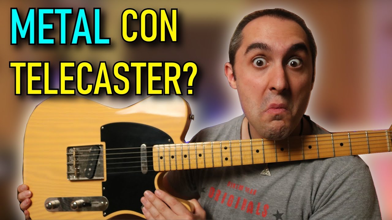 ¿SE PUEDE TOCAR METAL con una GUITARRA TELECASTER? 🤘