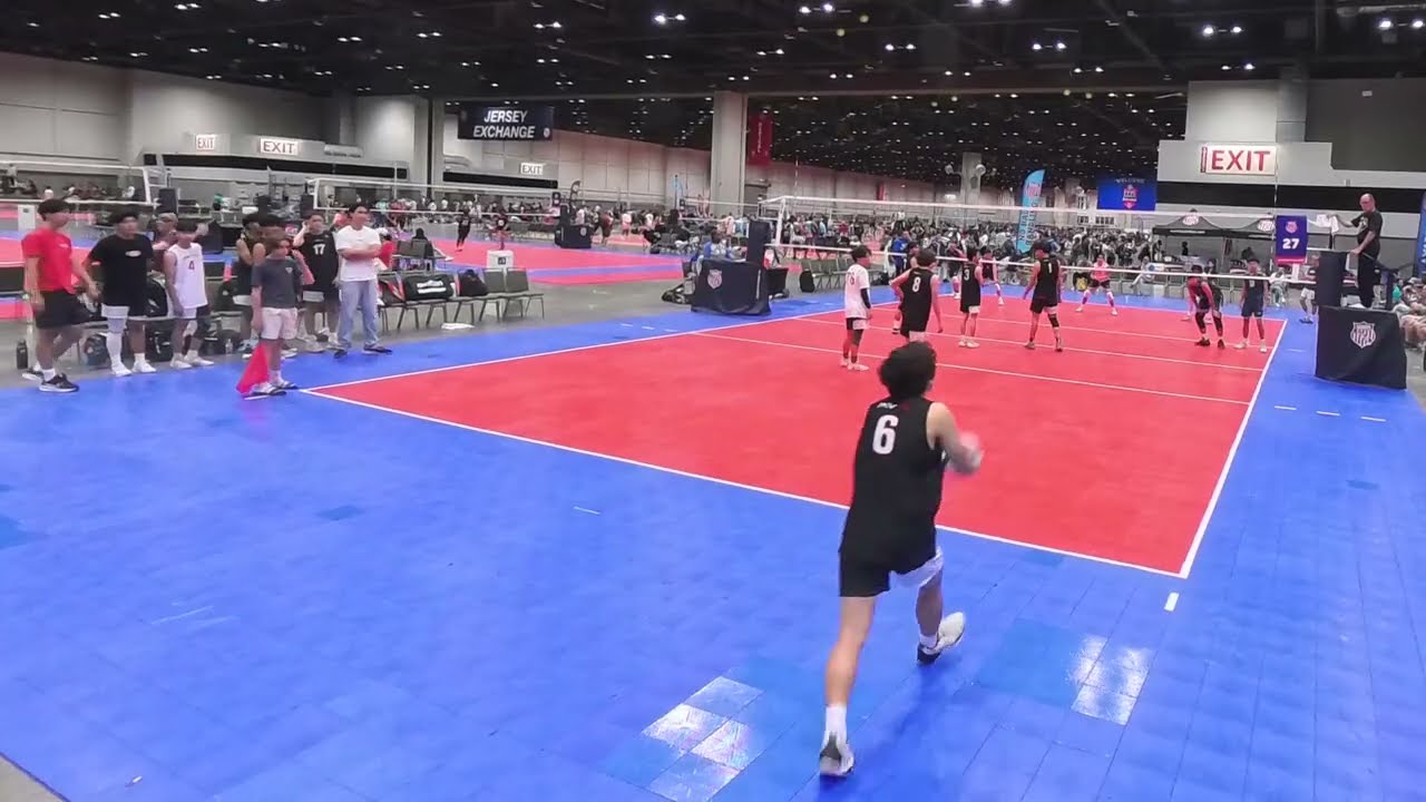 MVVC Boys 15 Club vs. Vaqueros 15 @ 2025 AAU Boys Jr. National Volleyball 7/4/25 (Game 1)