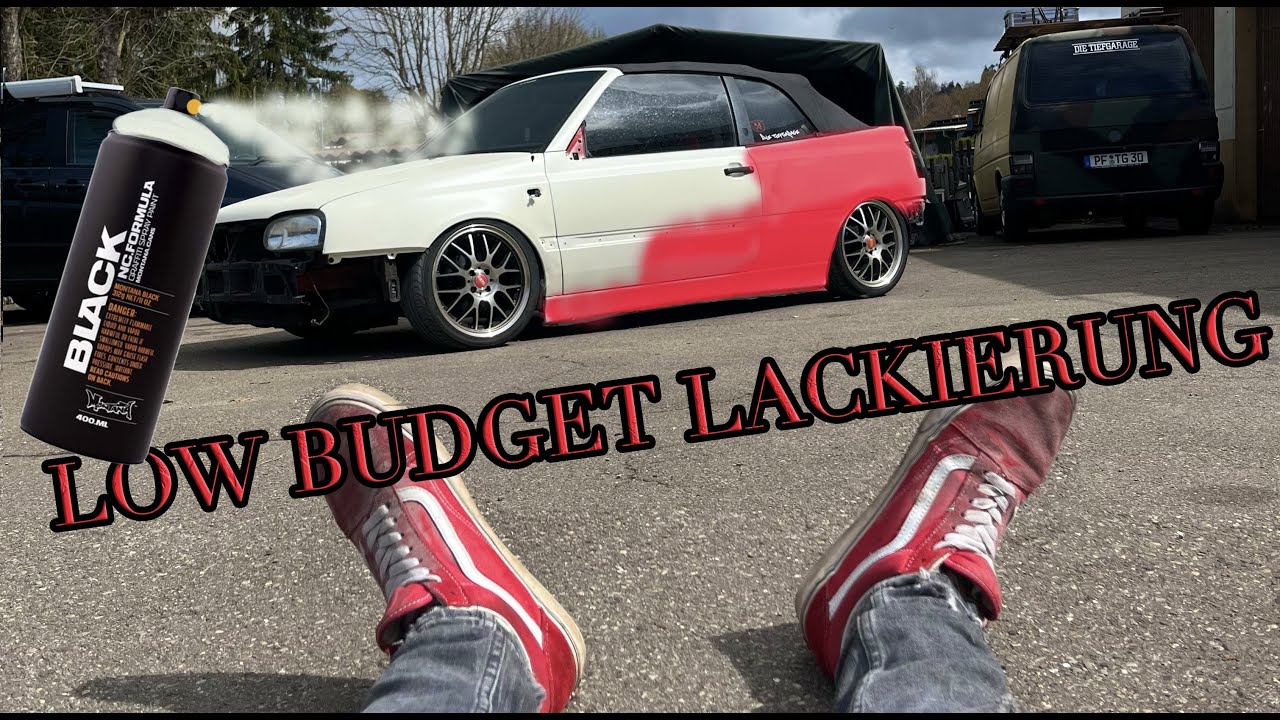 Lackieren ohne teures Equipment: Golf Cabrio Makeover mit Sprühdosen
