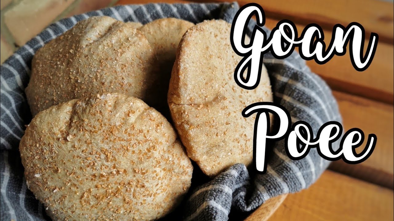 Goan Poee Bread | Cuniachi Bhakri | Wholemeal Pita Bread with Whole Bran | Goan Poie Bread Recipe