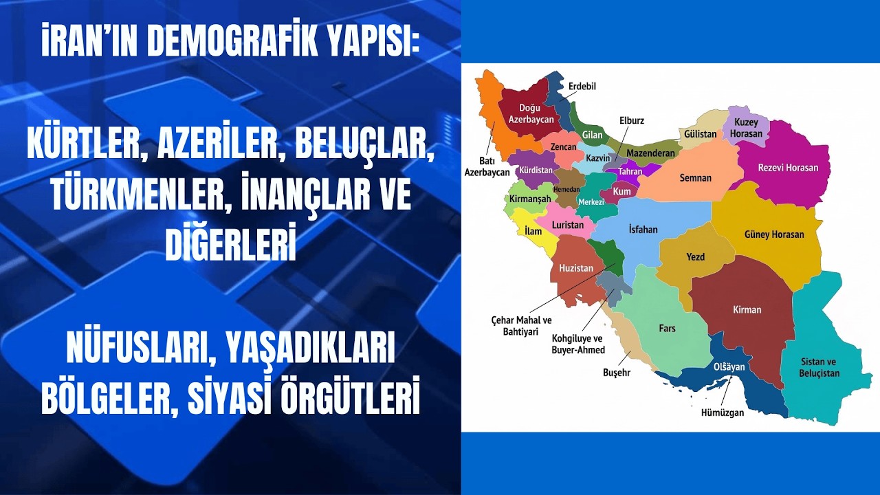 Демографическая структура Ирана: курды, азербайджанцы, белуджи, религиозные верования. Комментари...