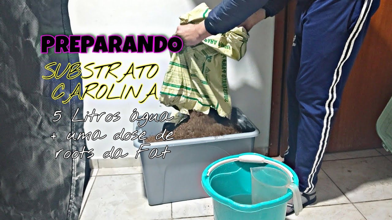 SIMPLES!  COMO EU PREPARO MEU SUBSTRATO CAROLINA SOIL