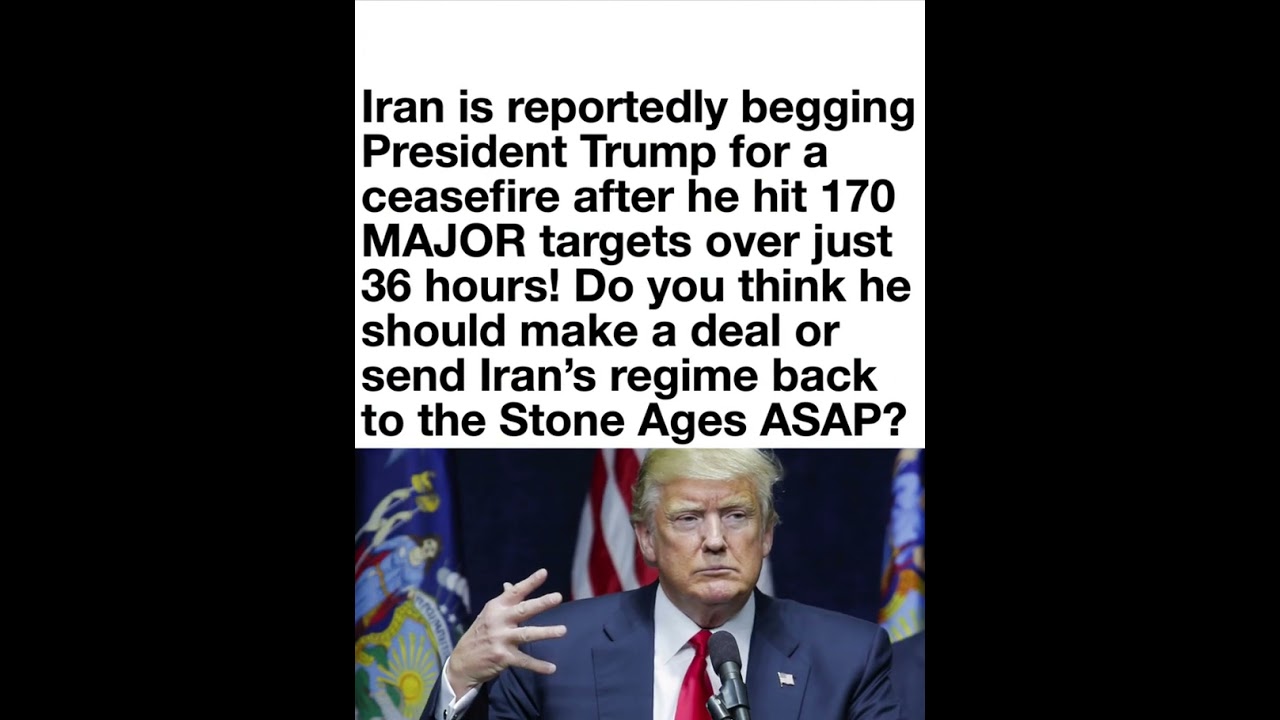 Iran is reportedly begging President Trump for a ceasefire after he hit