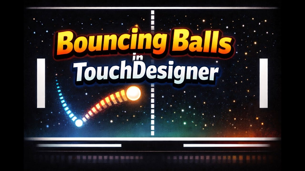 Отскакивающие мячи в TouchDesigner