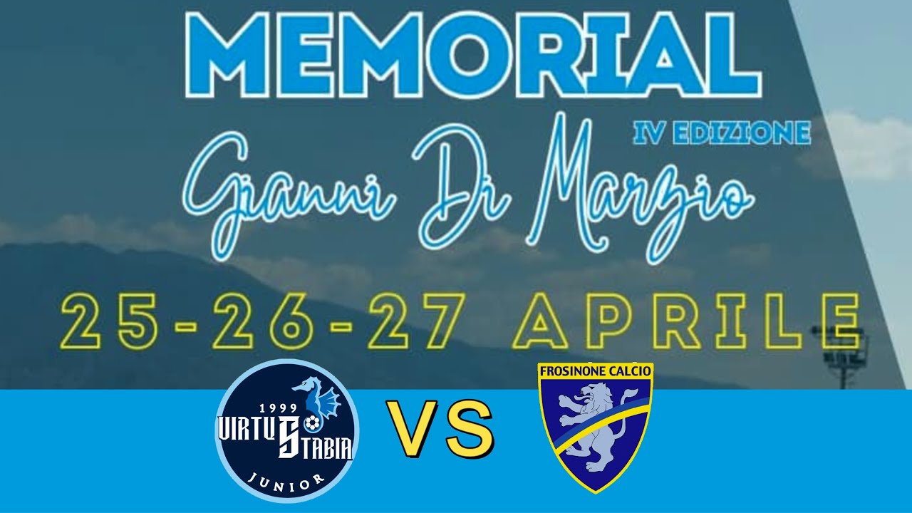 VIRTUS JUNIOR STABIA U13 VS FROSINONE U12 MEMORIAL GIANNI DI MARZIO IV EDIZIONE