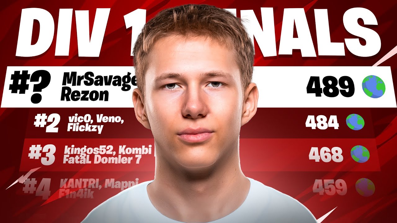 MrSavage DOMINATES FNCS DIV 1 FINALS ft. Rezon & Chap