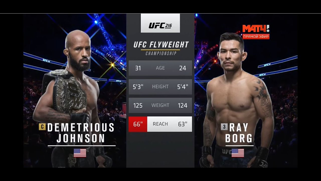 Demetrious Johnson vs Ray Borg(720p)