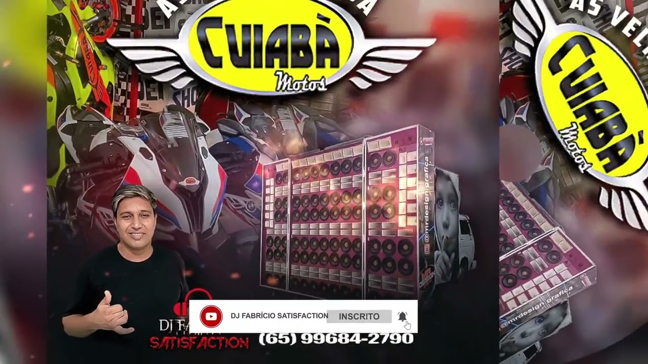 (CD COMPLETO) 💿 AS VELHINHAS DA CUIABÁ MOTOS - DJ FABRÍCIO SATISFACTION 065 996842790