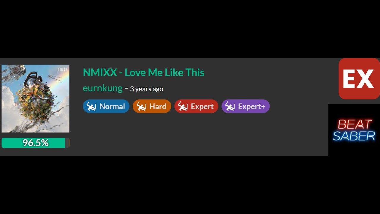 Love Me Like This - NMIXX (Expert) (Custom) [Beat Saber]