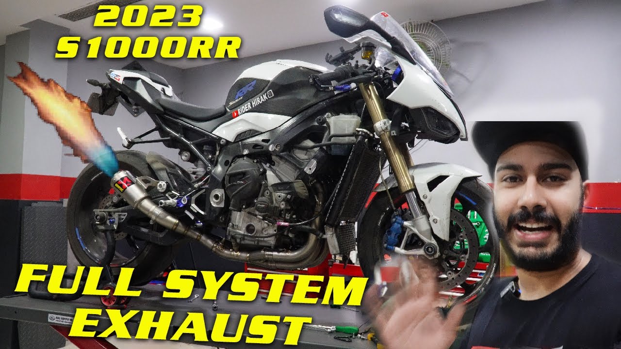 FLAME THROWER BMW S1000RR 2023 | FULL SYSTEM INSTALLED | REDLINE RACING STORE | SIMRAN KING