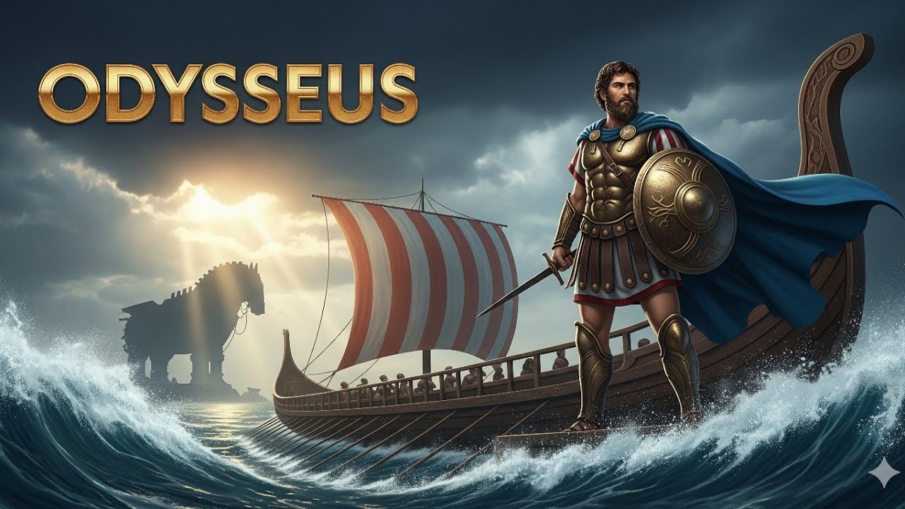 İthaka Kahramanı Odysseus - II. Kısım / 6. Bölüm: Odysseus Bir Sal Yapar Ve Adadan Ayrılır