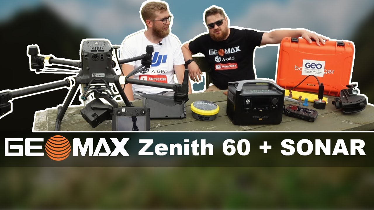 GeoMax Zenith 60 & Sonar Single Beam Surveying