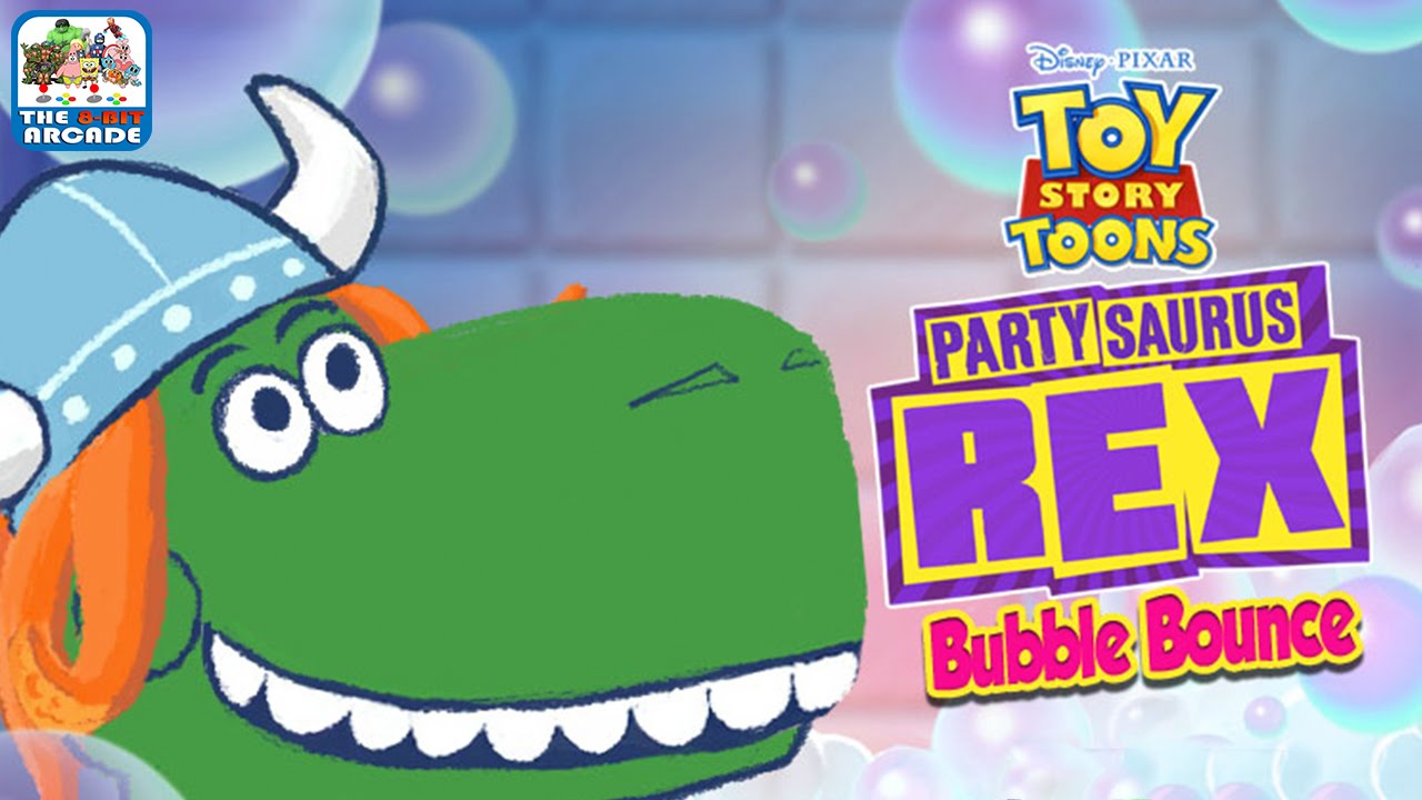 Toy Story Toons - PartySaurus Rex: Bubble Bounce - Throw An Epic Party (Gameplay)