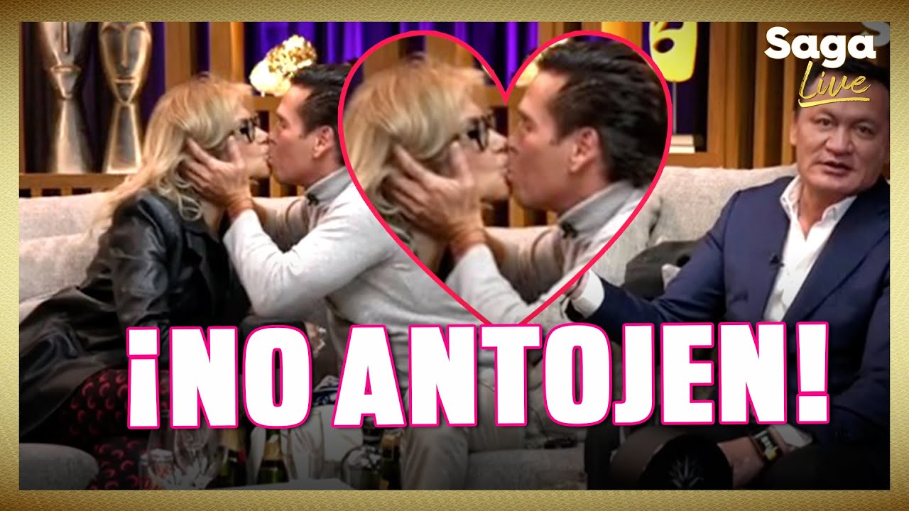 ROBERTO PALAZUELOS roba BESO en la BOCA a ADELA MICHA durante programa en VIVO; Esta fue su reacción