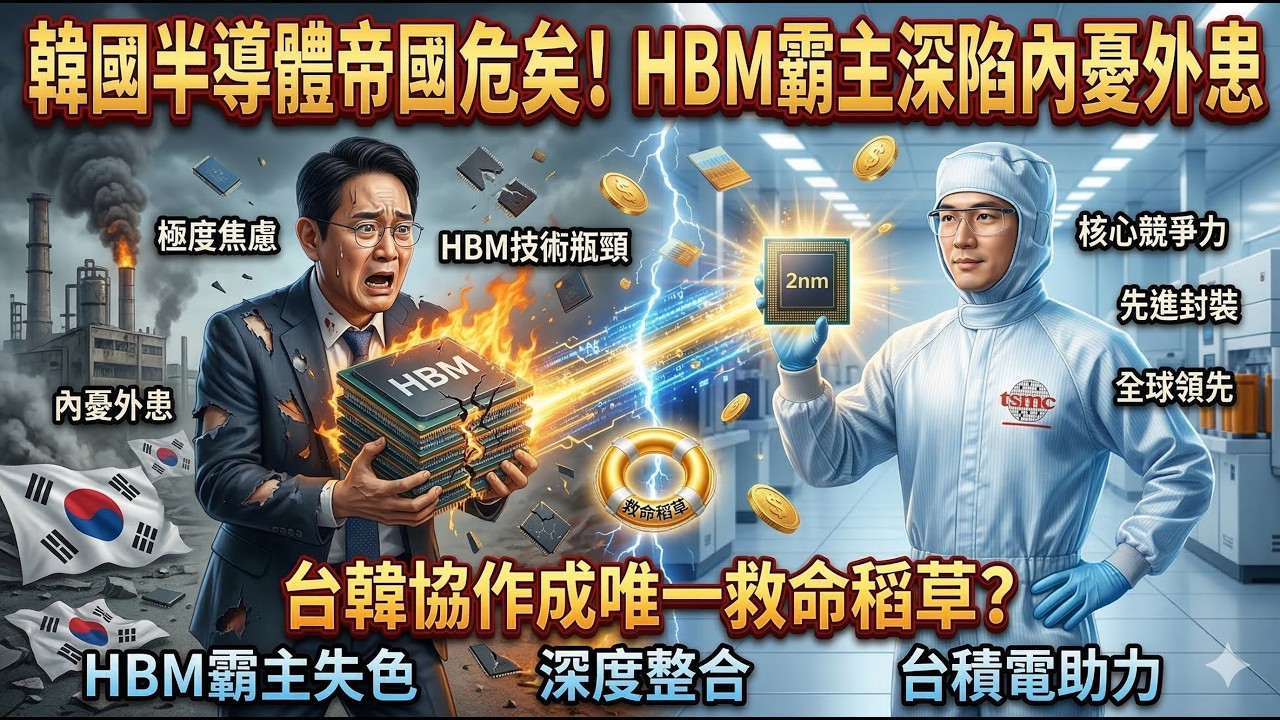 台積電成了韓國的「救世主」？揭秘AI半導體「鐵三角」模式：為什麼三星離不開台灣封測？