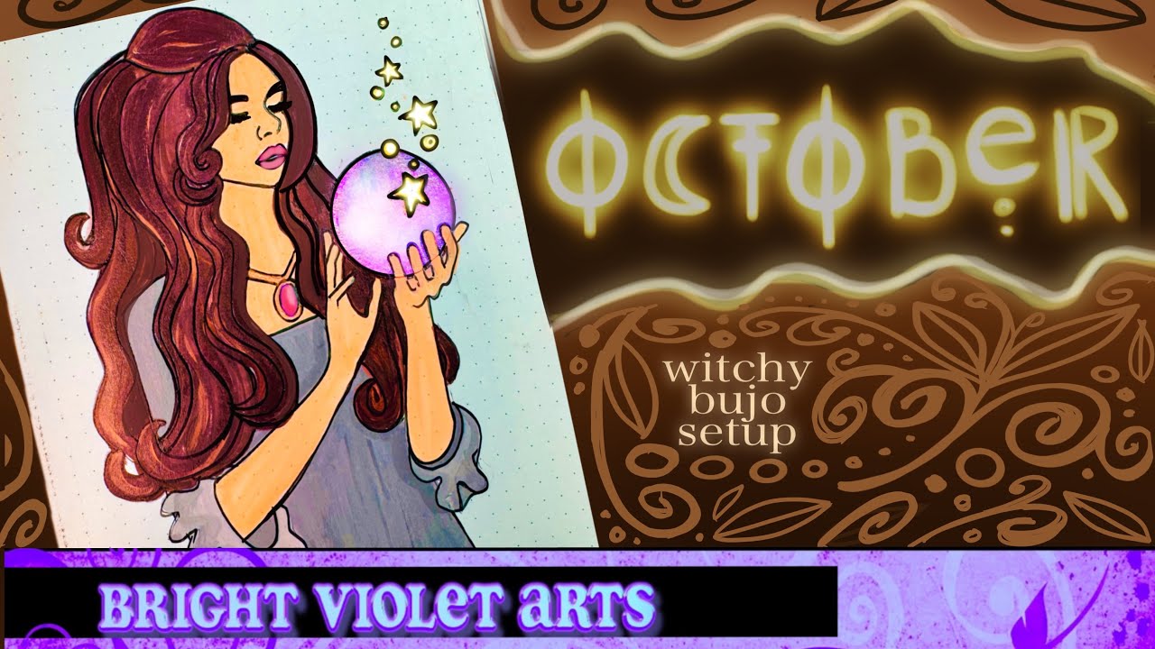 Secret Witchy Life 🕯️ | October Bullet Journal Setup | Plan With Me