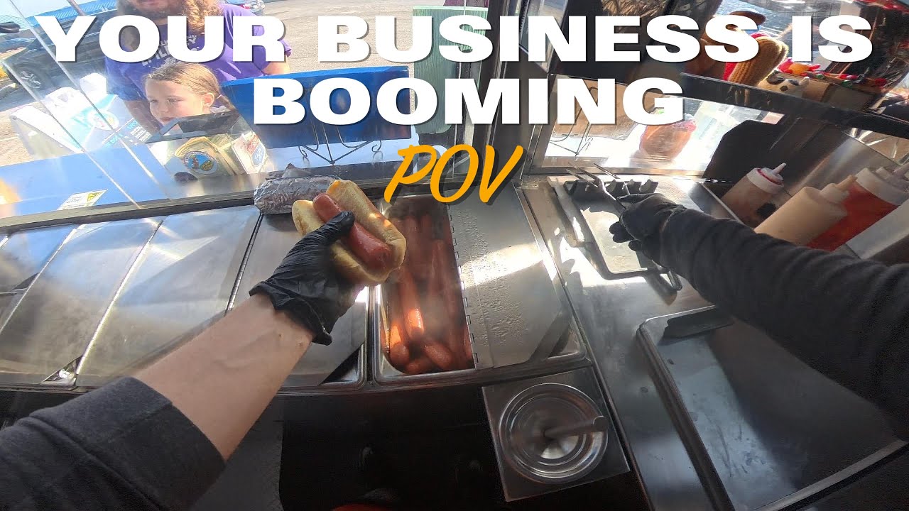 HotDog Cart POV : Your Business is BOOMING!