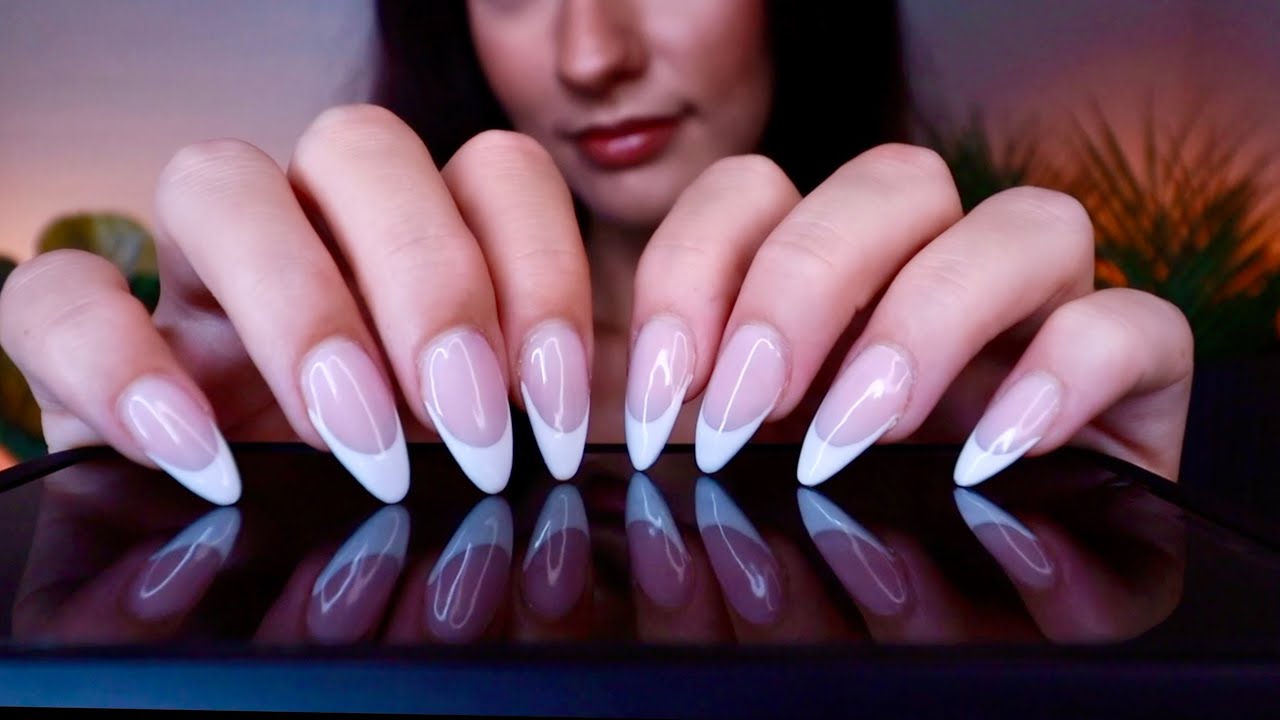 ASMR 100% Tapping for the BEST Sleep + Tingles 😴 long nails, no talking