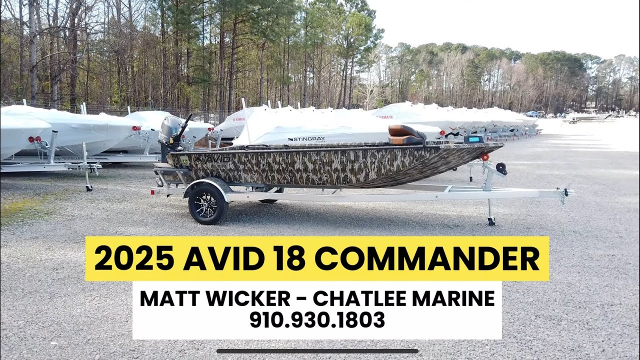 2025 Avid Commander 18! A Boat For Every Budget!! Under 25k!!!