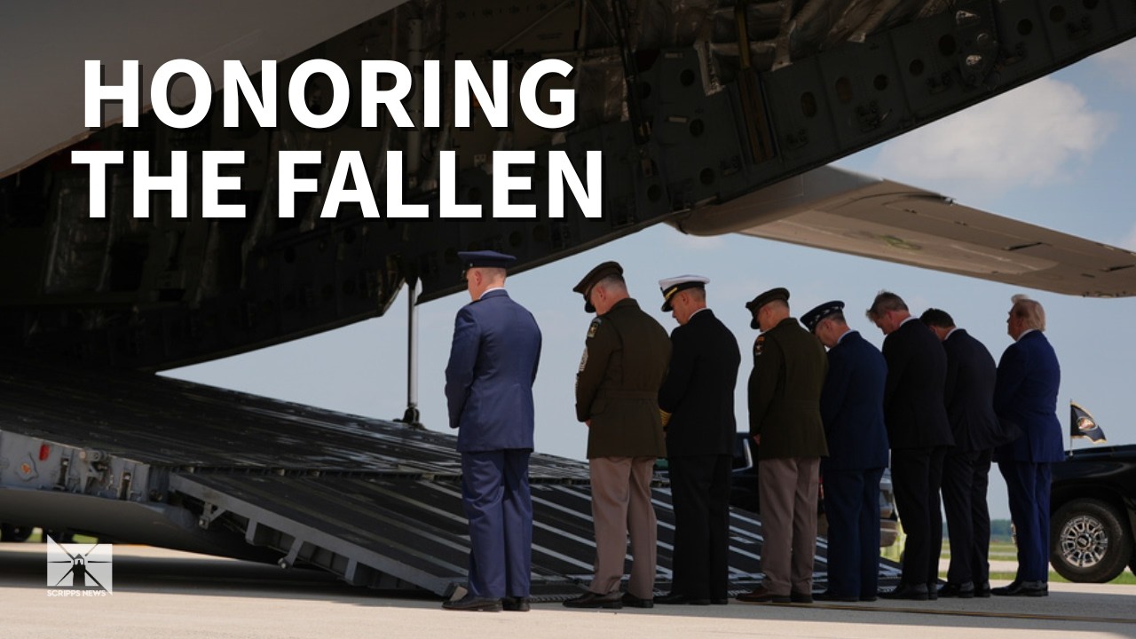 WATCH: Trump attends dignified transfer of fallen US service members