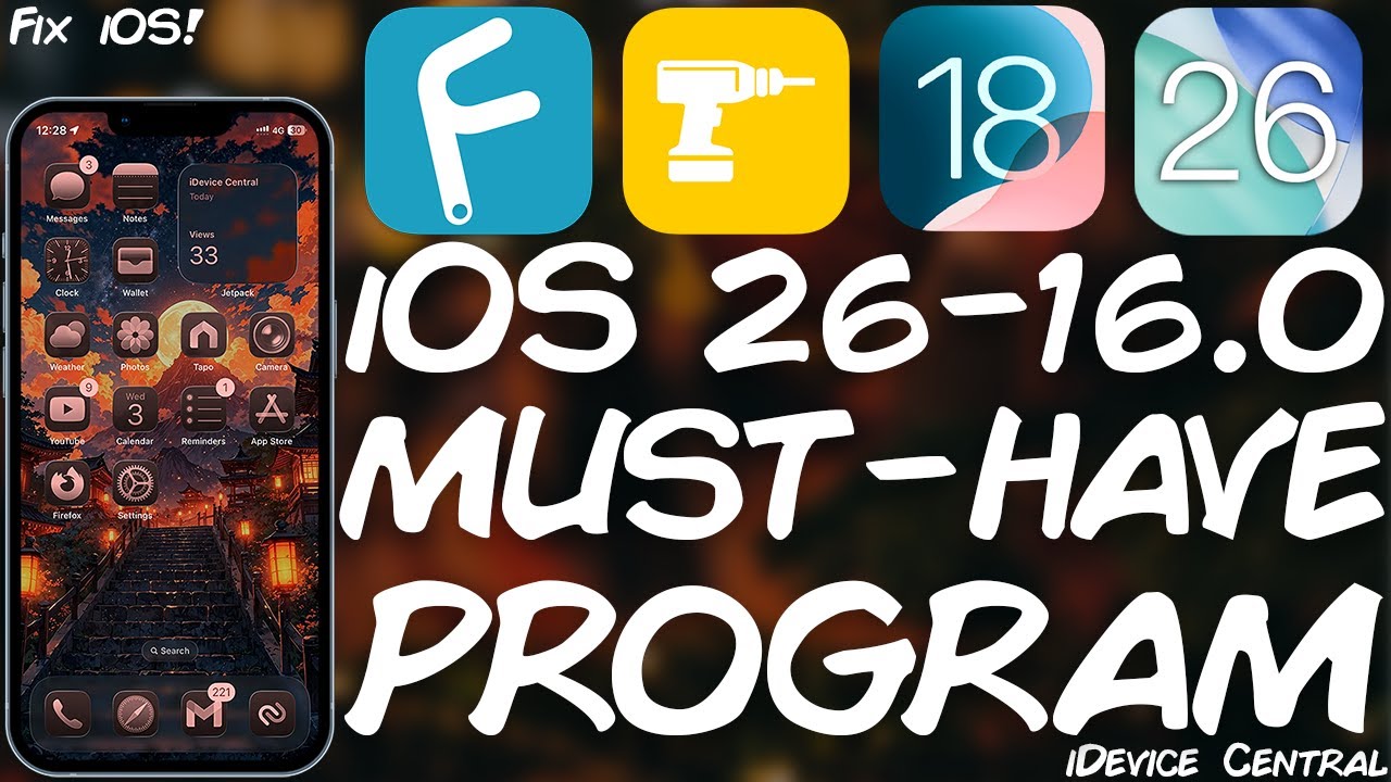 iOS 12.0 - 18.6.2 / iOS 26: How To Fix ANY iOS Issue, Bootloop, Frozen Device & Corrupted Updates