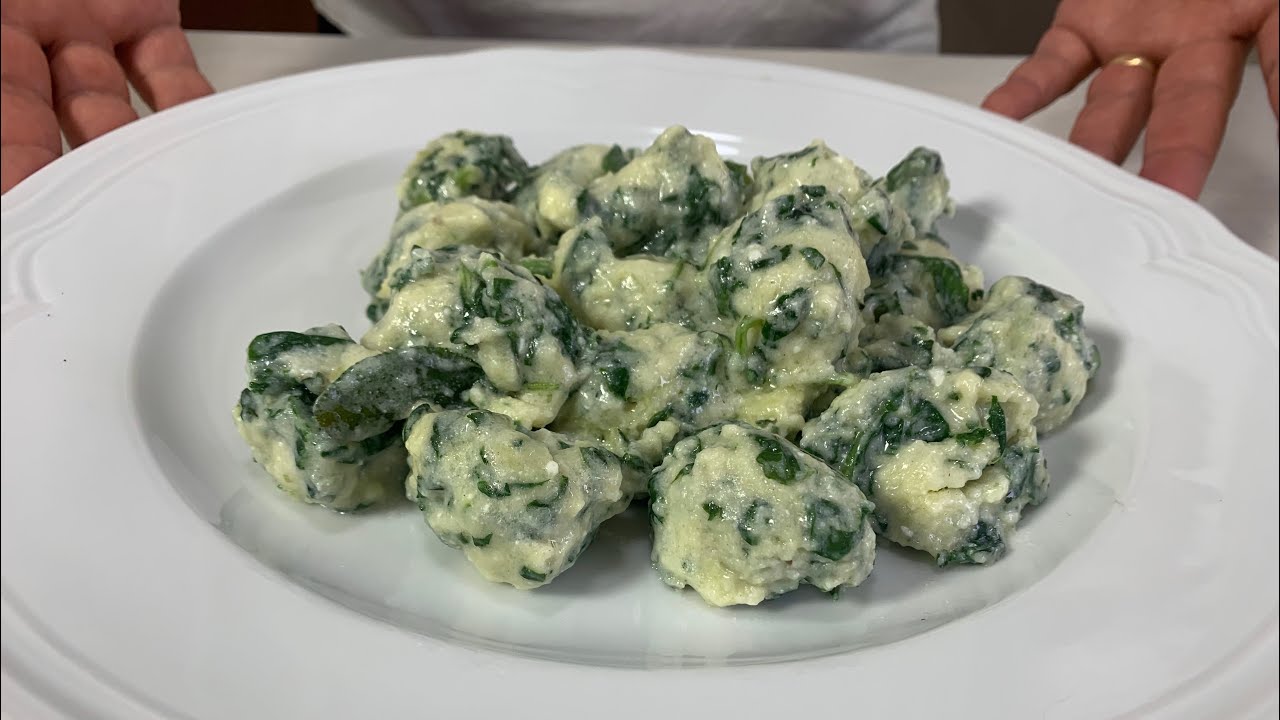 Ñoquis de ricotta y espinacas