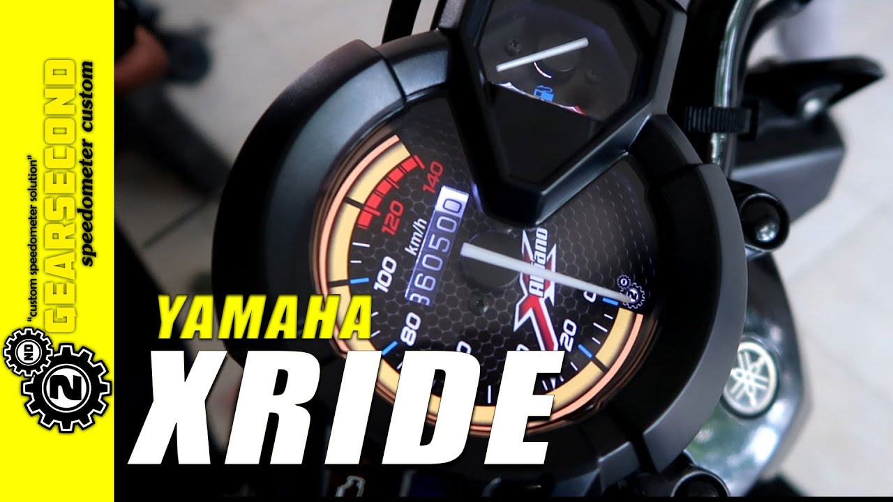 YAMAHA XRIDE CUSTOM SPEEDOMETER - Gearsecond Speedometer