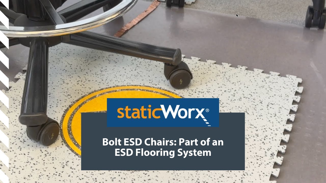 Bolt ESD Chairs: Part of an ESD Flooring System