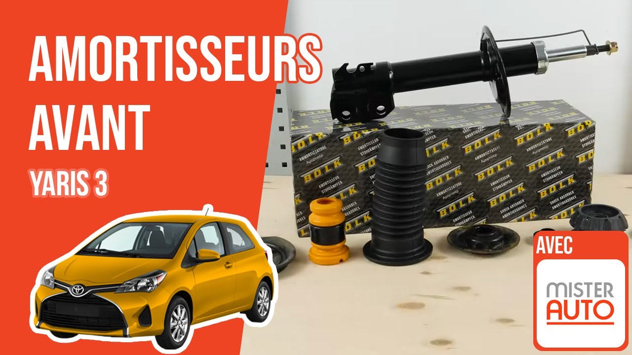 Changer les Amortisseurs avant Yaris 3 ➿
