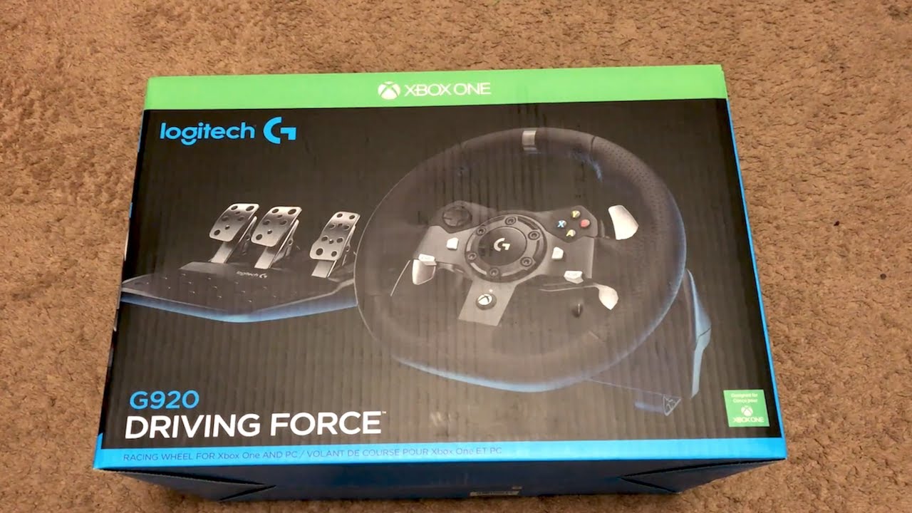 Распаковка и игровой процесс Logitech G920