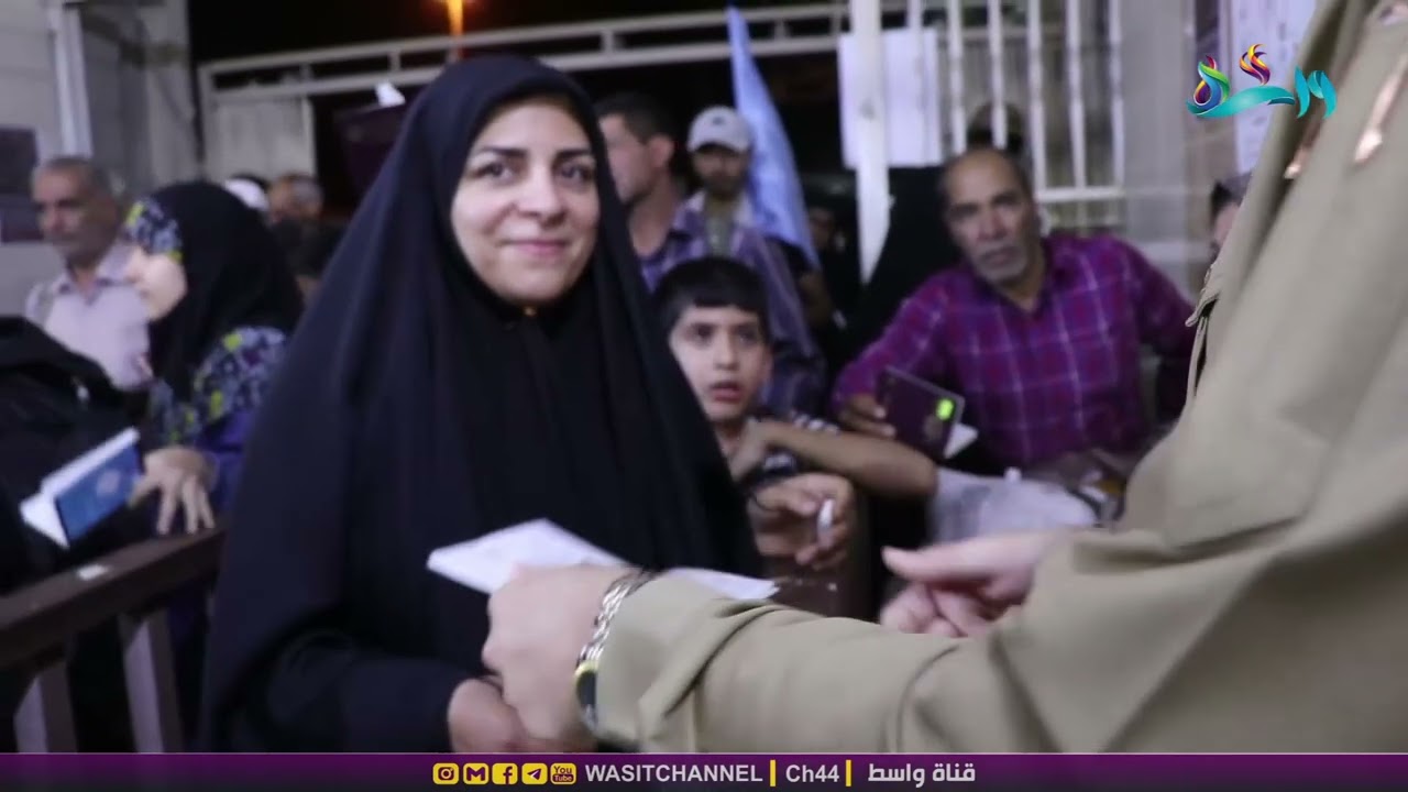 تغطية خاصة لقناة واسط عن دخول الزوار عبر منفذ زرباطية الحدودي