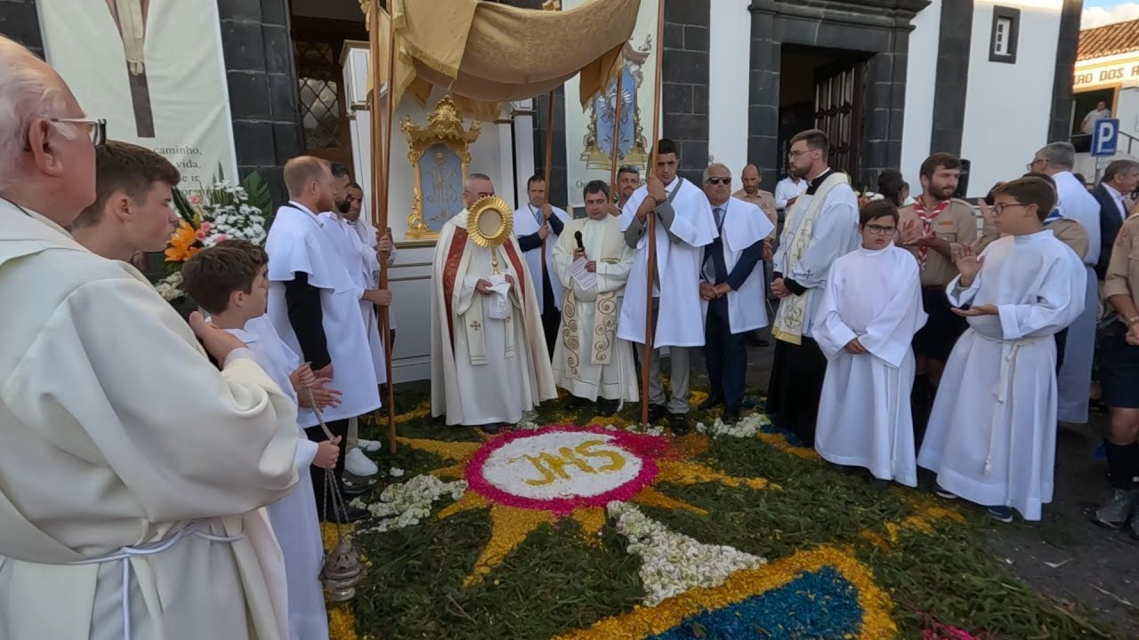 Live chegada da Procissão do Corpo de Deus Matriz Vila de Capelas 39.05.2024