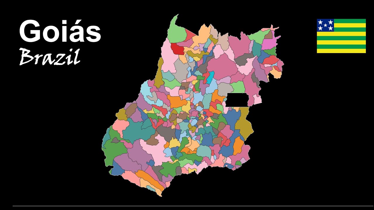 Goiás, Brazil: All the 246 Municipalities - Goiás, Brasil: Todos os 246 Municípios