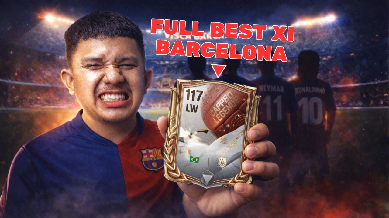 AKU MEMBUAT BEST XI BARCELONA ALL TIME DI FC MOBILE! | FC Mobile Indonesia