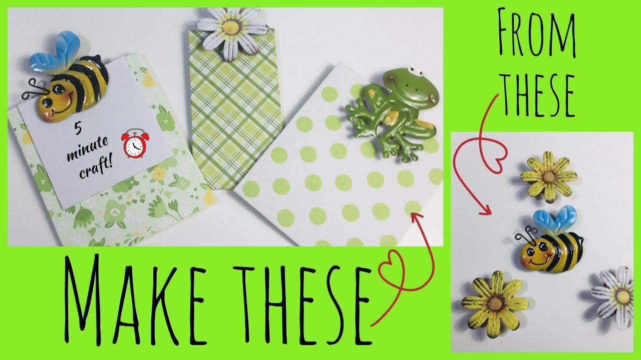 DIY cute mini clipboards.  EASY-TO-MAKE!  with custom DIY clips.  5 MINUTE CRAFT FAIR CRAFT!!